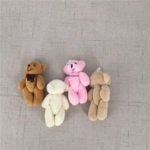 4colors, small wedding bear 7CM Plush Toy , accessories plush doll