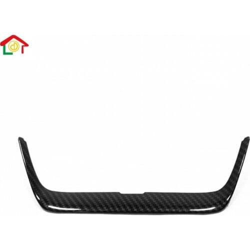 ABS Matte/Carbon fibre accessories Car navigation strip cover trim frame Sticker Car styling For Toyota corolla E210 2019 2020
