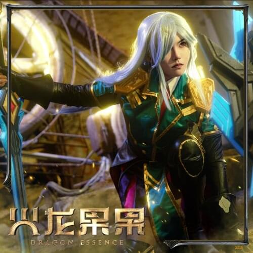 Anime Game LOL The Radiant Dawn Leona Battle School Dress Gorgeous Uniform Cosplay Costume Halloween Women Free Shipping 2021New