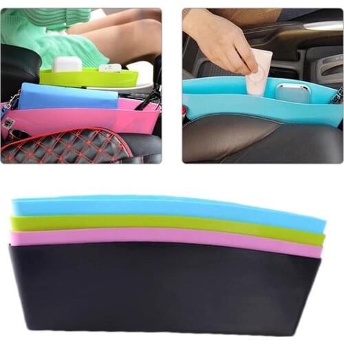 4Pcs Car Garbage Storage Organizer Seat Compressible Debris Caught Between The Cracks Garbage Boxes Auto Car Accessories Supplie