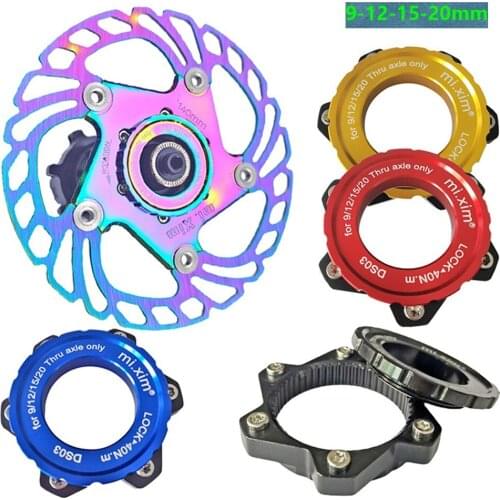 Aluminum Alloy Bicycle Centerlock 6-hole Adapter Center Lock Conversion Fix 6 Hole Bike Brake Disc Accessories