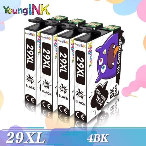 4BK Replacement T2991XL T2991 For Epson Ink Cartridges 29XL XP-452 XP332 XP342 XP345 XP435 XP432 XP442 Printer