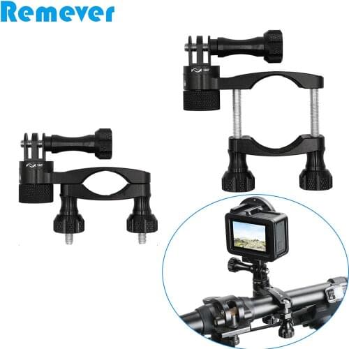Outdoor Cycling Aluminum Alloy Fixed Mounts Holders for Gopro Hero 7 6 5 4 SJcam DJI OSMO Pocket Action Cameras Stands Adaptors