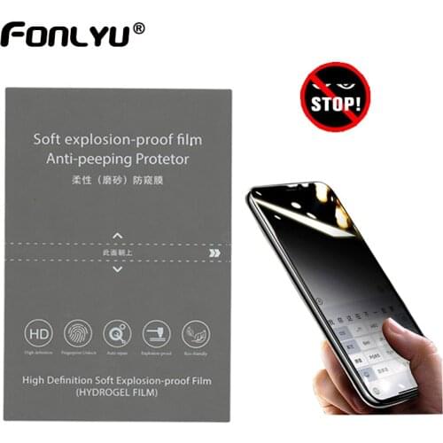FONLYU Global Anti Spy Peeping Privacy Hydrogel Film For Phone Protector Apply Film Cutting Machine Cutting Plotter Jiutu Devia