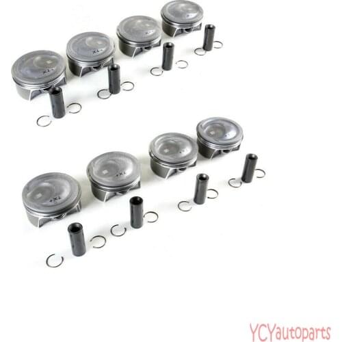 8PCS 4.8T Gasoline Piston&Ring Assembly Kit Fit For Porsche Cayenne 9PA1 92A Panamera 970 94810304668 94810304568