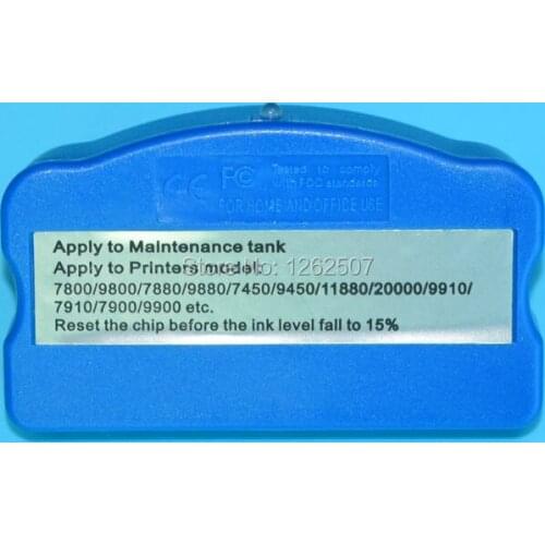 Best price Waste ink tank chip resetter for Epson pro 7800 9800 7450 9450 9910 7910 7900 9900 ink cartridge