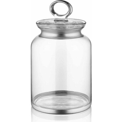 The Mia Silver Jar 1,5 Liter