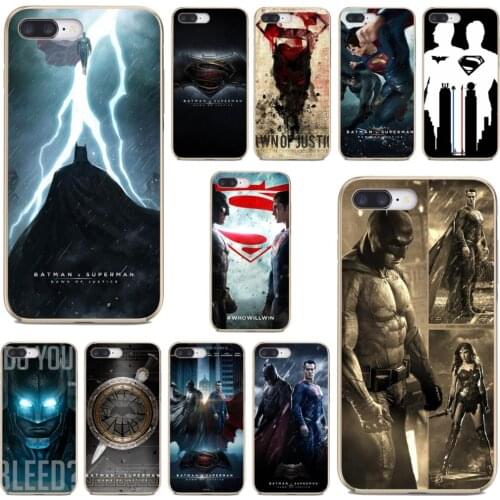 Soft Case For Huawei Mate 20 30 40 7 8 9 10 Lite Pro P Smart 2018 2019 Plus G7 G8 Batman-vs-Superman-Wonder-Woman