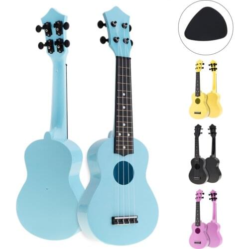 21 Inch Professional Colorful Acoustic Ukulele Uke 4 Strings Hawaii Guitar Guitarra Instrument for Kids and Music Beginner