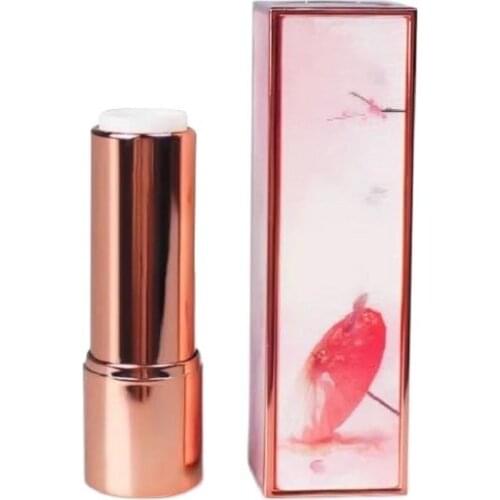 Pink Plastic Lipstick Tube Square Empty Lip balm container 12.1mm Lip Balm Refillable Cosmetics Packaging Bottle 20pcs/Lot