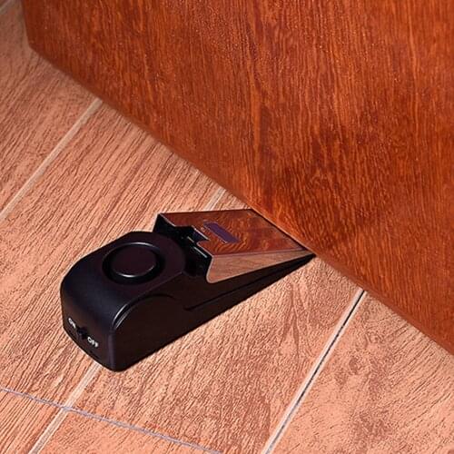 Door Stop Security Alarm 120DB Portable Door Lock for Traveling Home Apartment Anti-skid Doorstop Safety Tools Entrance Alert