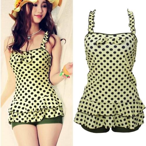 Купальники в горошек Swokii China At AliExpress