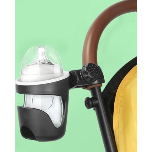 Stroller Cup Holders Universal Drink Bottle Holder 360 Degree Rotation For Baby Stroller Bicycle Wheelchair Trolleys