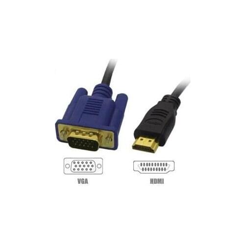 1.5M HDMI Male to SVGA VGA M Converter A/V Cable Lead 1000pcs/lot free shipping