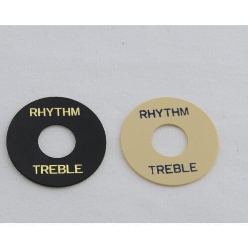 1 Piece GuitarFamily Electric Guitar Pickup Toggle Switch Rhythm / Treble Surround Ring Plate ( #0099 ) MADE IN KOREA