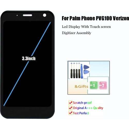 3.3" Original For Palm Phone PVG100 Verizon LCD Display With Touch screen Digitizier Assembly parts For VERIZON PALM PVG 100