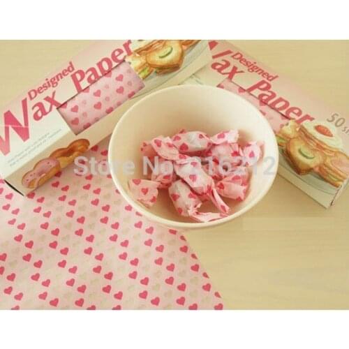 50 pcs in 1 box Hamburger Patty Deli Waxed Paper Sheets Dry Food wax paper ,cake bread sugar desert wrapping paper jk17