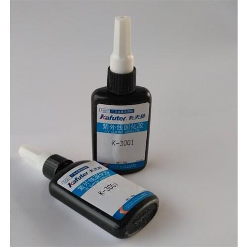 6pcs Kafuter 50g K-3001 UV glue surface and filling adhesive glue transparent repair glue