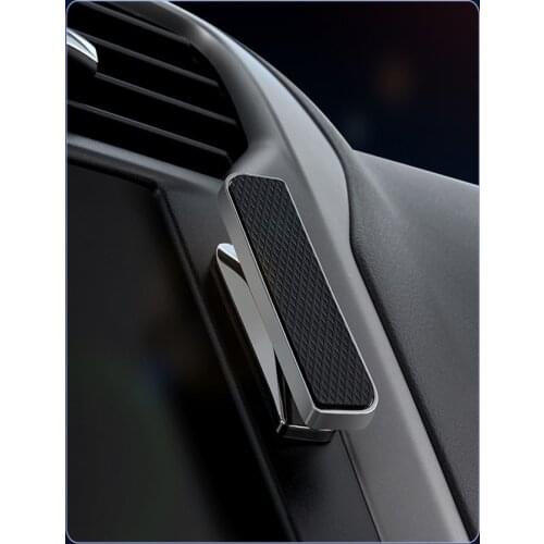 Car Mobile Phone Holder Magnetic Alloy Silicone Stickers For Suzuki EG Cappuccino Forenza Kizashi Reno Swift 2 3 Ertiga
