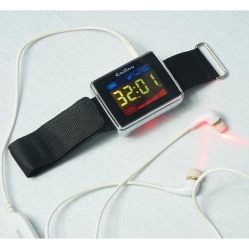 Watch Acupuncture Laser Therapy Medical Wrist Watch for High Blood Fat High Blood Sugar Treat