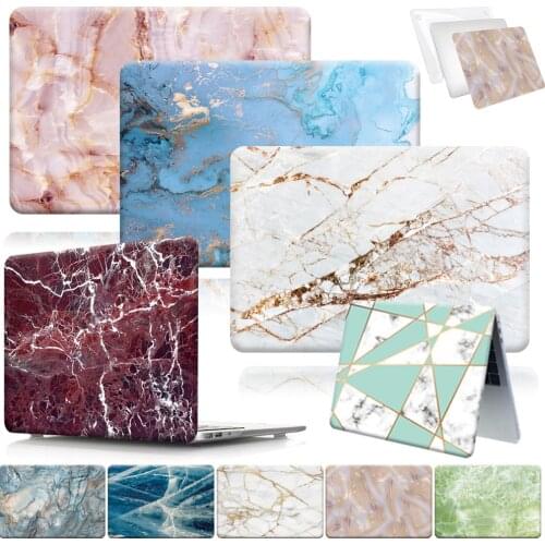 Marble Laptop Case for Apple Macbook Air 13" A1369 A1466/Pro 13" A1425 A1502/Pro 15" A1398/Pro 16" A2141/Air 13" A2337 (M1) 2020