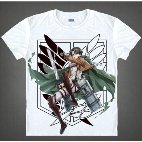 Attack on Titan T-shirt kawaii Japanese Anime Handmade Manga Shirt Cute Cartoon Eren Yeager Cosplay Tshirt 37186784874 tee 15