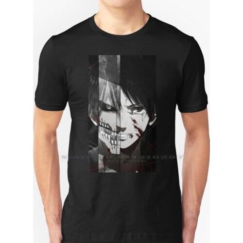 Eren T Shirt 100% Pure Cotton Eren Ere Eren Yaeger Anime Sleeve Anime Art Manga Art Eren Wallpaper Attack On Titan Snk Shingeki