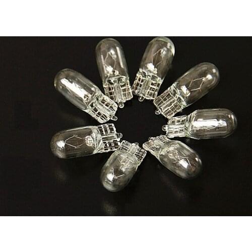 10000Pcs car t10 halogen w5w 194 158 wedges 12v 5w xexon lamp warm white instrument light reading light clearance lamp