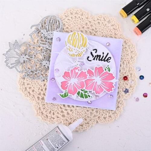 InLoveArts FLOWER LADY Metal Cutting Dies Stencils For DIY Scrapbooking Paper Cards Decor Craft Stencils Leaves Woman Die Cuts