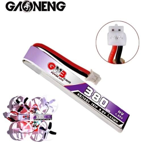 Max 120c 3.8V 380mAh 60C 4.35V Lipo Battery For Snapper6/7/8/Mobula7/UR65/US65/UK65/Betafpv65/75 RC FPV Racing Drone Spare Parts