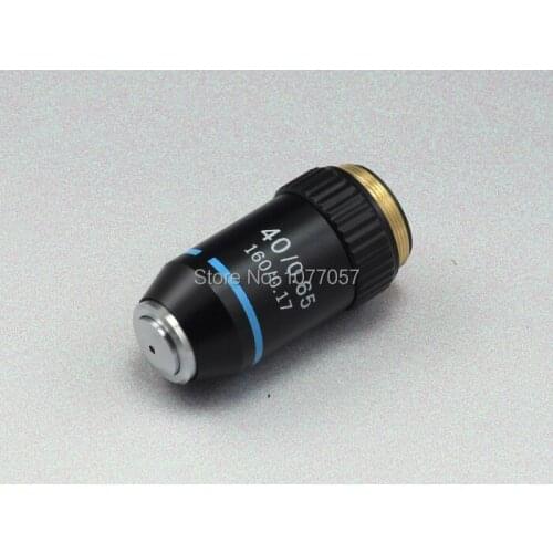 Best 40x/0.65 mm 195 biological Microscope achromatic Objective Lens with 160mm Tubelenght DIN45mm , RMS Thread