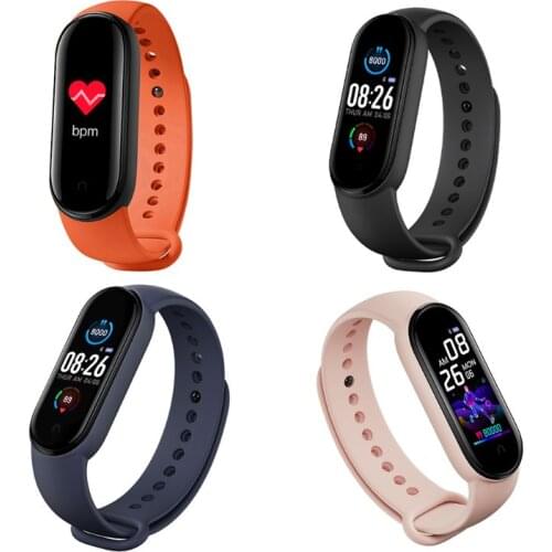 M5 Sport Fitness Tracker Smartband Smart Bracelet Blood Pressure Heart Rate Monitor Band Wristband