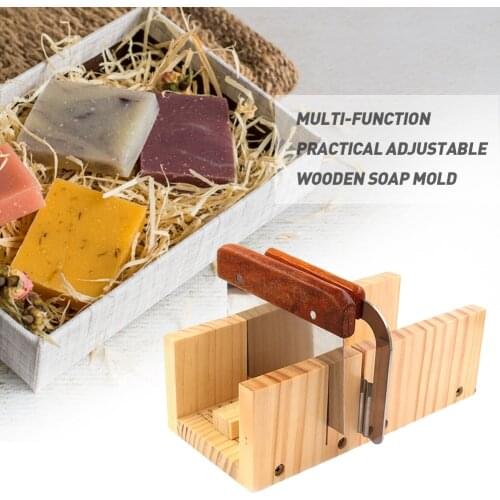 Multi-function Adjustable Wooden Soap Mold Hand-made Bread Knife Mold with 2 wave and straight planing tools