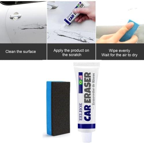 20ml Car Scratch Removal Kit Car Scratch Repair Polishing Wax Sponge Anti Scratch Repair Care Wax Auto Care Maintenance Tool