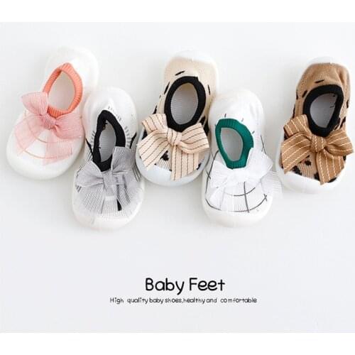 Soft Sole Princess Baby Girl Shoes Bow First Walkers Shoes Fashion Summer Prewalkers Toddler Newborn Girl Shoes for 0-3Years
