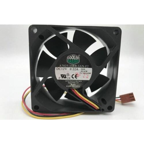 Original a7025-33rb-3an-f2 DC12V 0.20a 0.22a 7025 fan