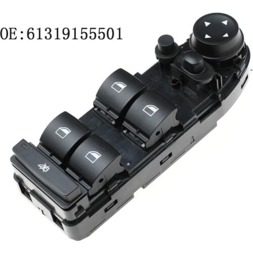 Only For USA Door Mirror Window Control Switch Buttom For BMW 3er E90 E91 LCI Schalter Fensterheber Fahrerseite TN 61319155501