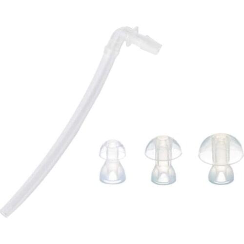 2 x Universal Sound Tube + 6 x Ear Plugs / Eartips / Domes / Earplugs for BTE Hearing Aids