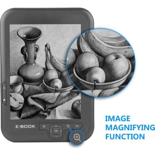 6inch 16GB eBook Reader E-ink Screen With free PU Case and screen protective film ebook reader e ink color