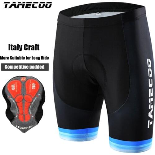 Tamecoo Coolmax 5D Padded Cycling Shorts Shockproof MTB Bicycle Shorts Road Bike Shorts Ropa Ciclismo Mountain Bike Tights