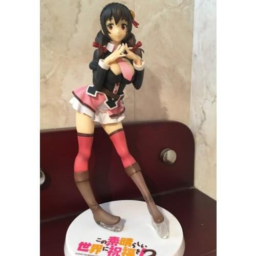Japanese original anime figure kono subarashii sekai ni shukufuku o action figure collectible model toys for boys
