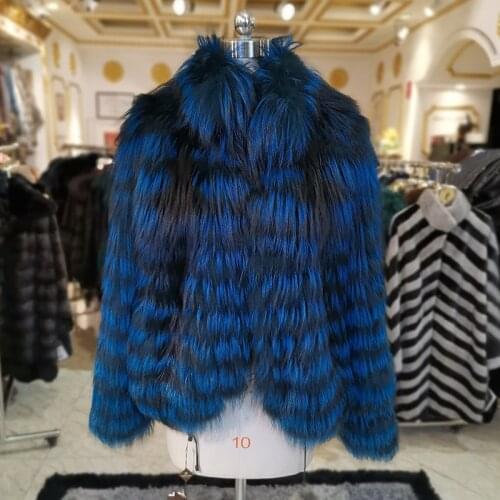 WINTER PALACE 2020 Upscale Genuine leather fur coat New products natural fox fur coat Trend Fashion Women real fox fur coat