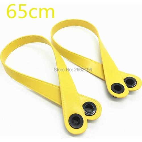 1 pair Size 54 cm 65 cm fit for the handle bag for Obag Natural Long Straight Leather Handles