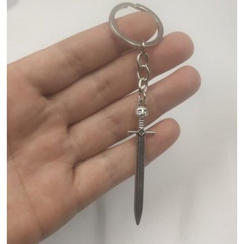 1Pcs sword cat Keychain Novelty Gadget Trinket Souvenir Christmas Gift Keychain Drop Shipping
