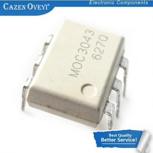 10pcs/lot MOC3043 MOC 3043 DIP-6 New original In Stock