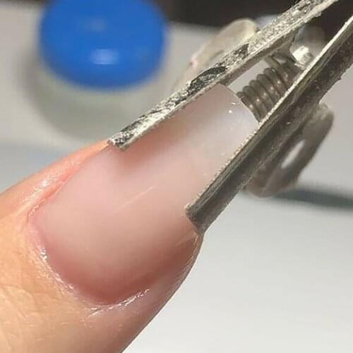 5pcs Stainless Steel Rusian C Curve Nail Pinching Clips Curvature Clip Professional French Nail Tool Nail Extension Curl Clips