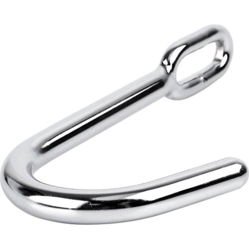 Stainless Steel Anal Hook Hole Metal Butt Plug Putty Slave Prostate Massager Men Sex Toy