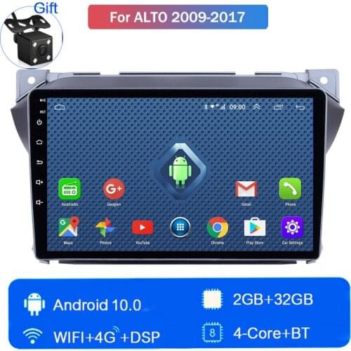 Android 10 GPS Navigation central multimidia control For Suzuki Alto 2009 2010 2011 2012 2013 2014 2015 2016 2017 autoestereos