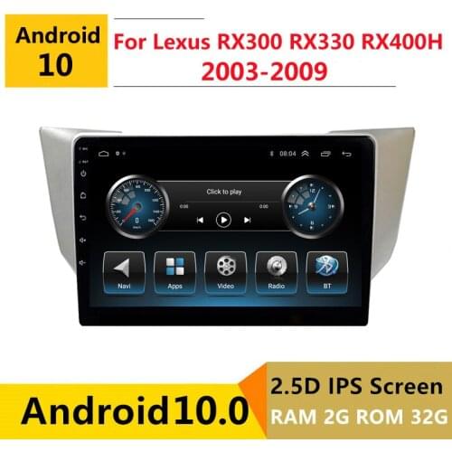 2G RAM Android car stereo for Lexus RX300 RX330 RX400H 2003 2004 - 2009 radio navigation GPS Multimedia Player headunit