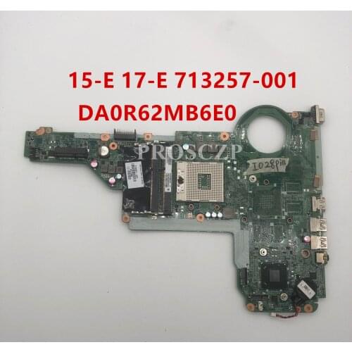 Free shipping for 713257-001 713257-501 14 15 14-E 15-E series 7 Laptop Motherboard pavilion DA0R62MB6E0 100% fully tested